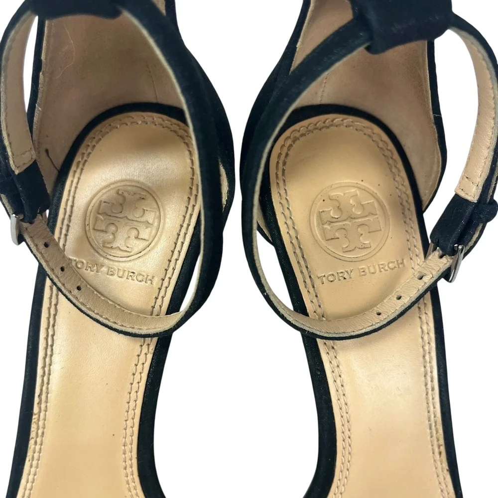 Tory Burch Ellie Womens 8.5M Ankle‎ Strap Stiletto Heels Shoes